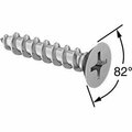 Bsc Preferred Flat Head Screws for Particleboard&Fiberboard Zinc-Plated Steel Number 6 Size 3/4 Long, 100PK 97196A107